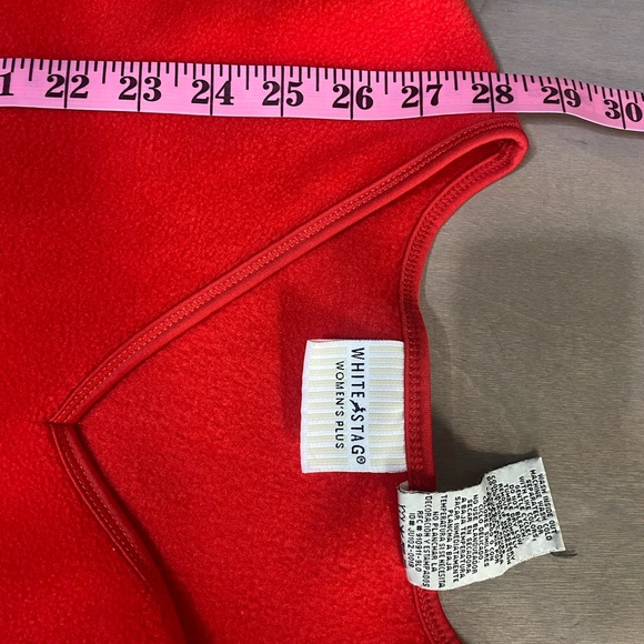 White Stag‎ women’s v neck Christmas holiday sweater, size 16W - Picture 9 of 9